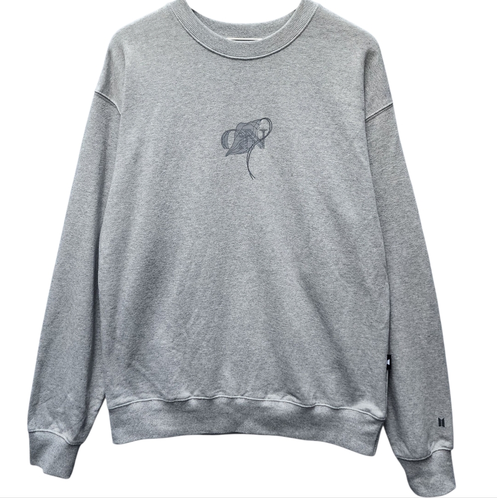 BTS Bring The Pain On Grey Pullover Crewneck Sweatshirt